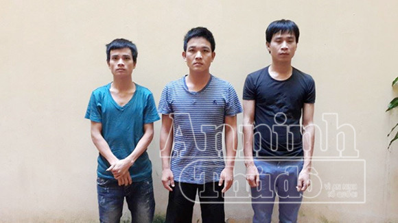 Một số đối tượng trong ổ nhóm trộm cắp tài sản 