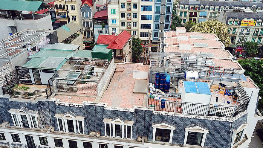 Một dự án vi phạm trật tự xây dựng hàng loạt tại quận Nam Từ Liêm