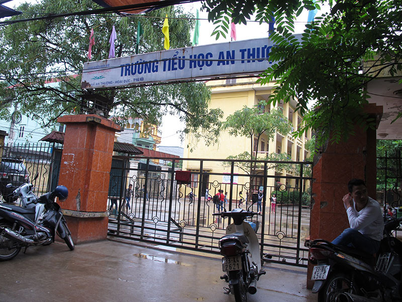 Trường tiểu học nơi xảy ra sự việc.