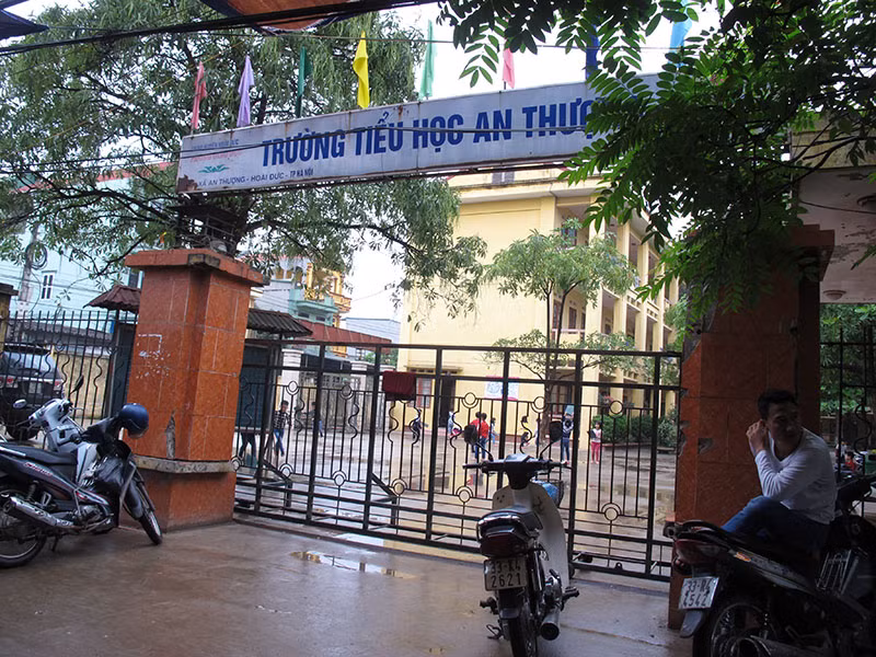 Trường tiểu học nơi xảy ra sự việc.
