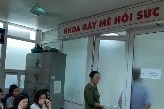 Khu vực nạn nhân cấp cứu.