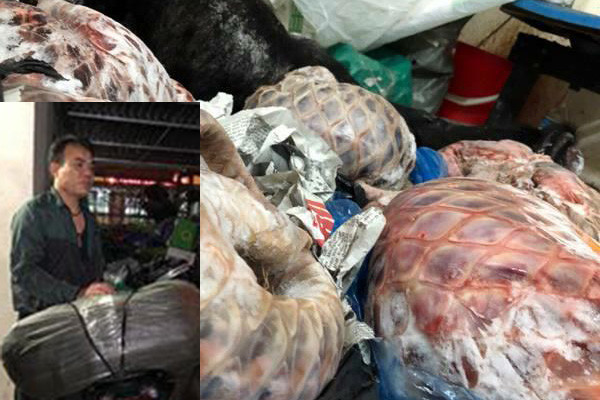 Số hàng bị thu giữ và đối tượng Thành.