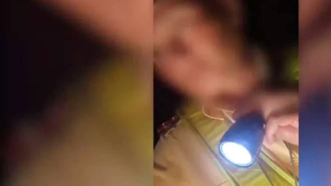 Hình ảnh trong clip CSGT tố cáo sếp “bảo kê” xe quá tải