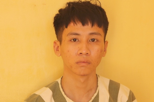 Linh tại cơ quan điều tra. Ảnh: Công an Trà Vinh