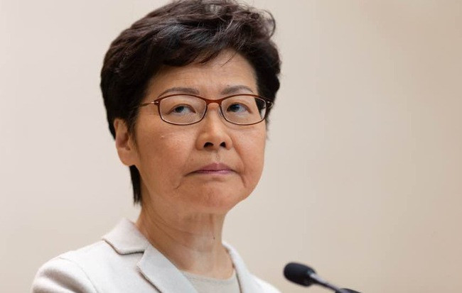 Trưởng đặc khu Hong Kong Carrie Lam. (Ảnh: BBC)