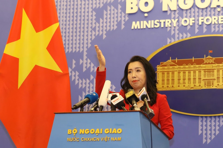 Người Phát ngôn Bộ Ngoại giao Việt Nam. Ảnh: Như Ý