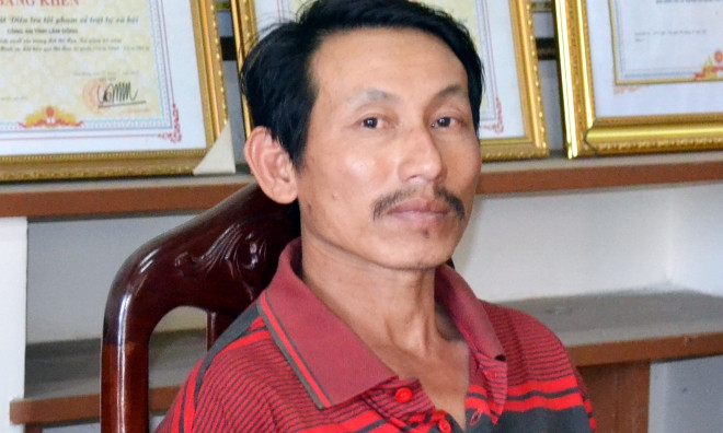 Nghi can Nguyễn Ngọc Hiếu tại cơ quan điều tra