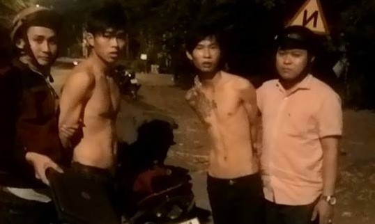 Các đối tượng bị hiệp sĩ Bình Dương bắt gọn