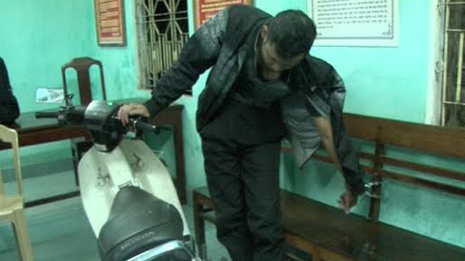 Nghi phạm Nguyễn Văn Quý cùng tang vật