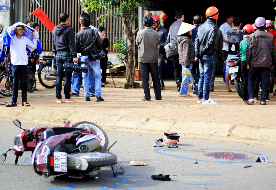 Hiện trường vụ tai nạn