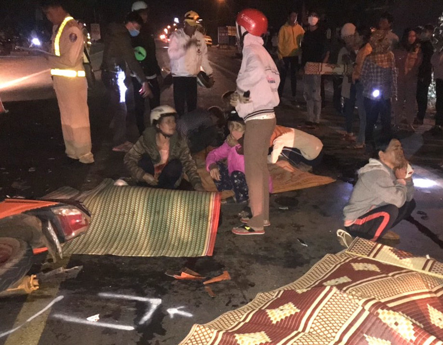 Hiện trường vụ tai nạn