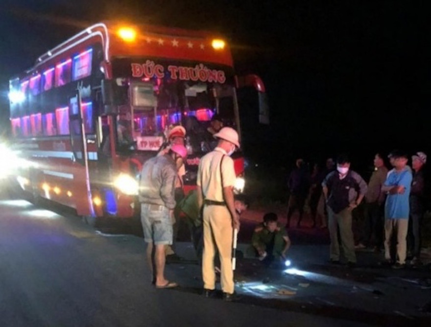  Hiện trường vụ tai nạn, ảnh Tạ Vĩnh Yên