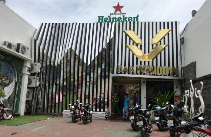 Quán bar Window nơi xảy ra vụ án mạng.