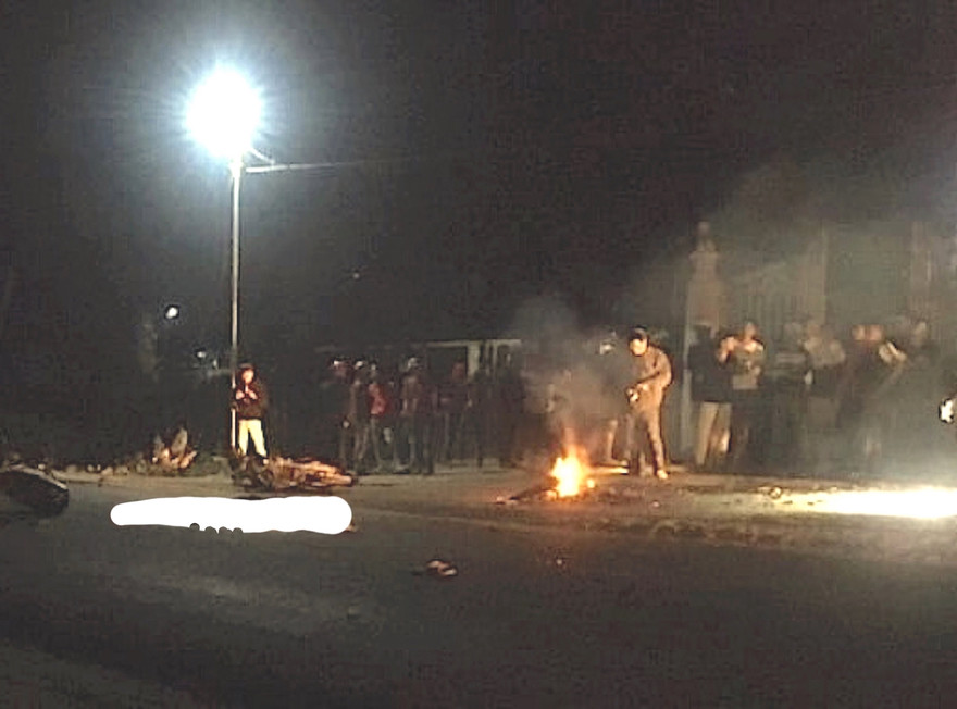 Hiện trường vụ tai nạn