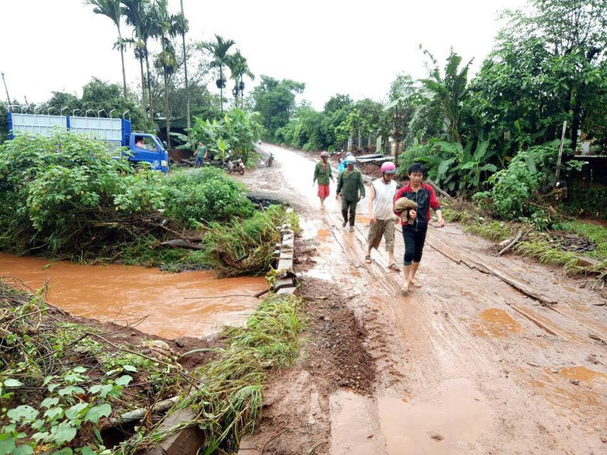 Cầu Ia Blin nơi xảy ra vụ việc. Ảnh: Phạm Hoàng