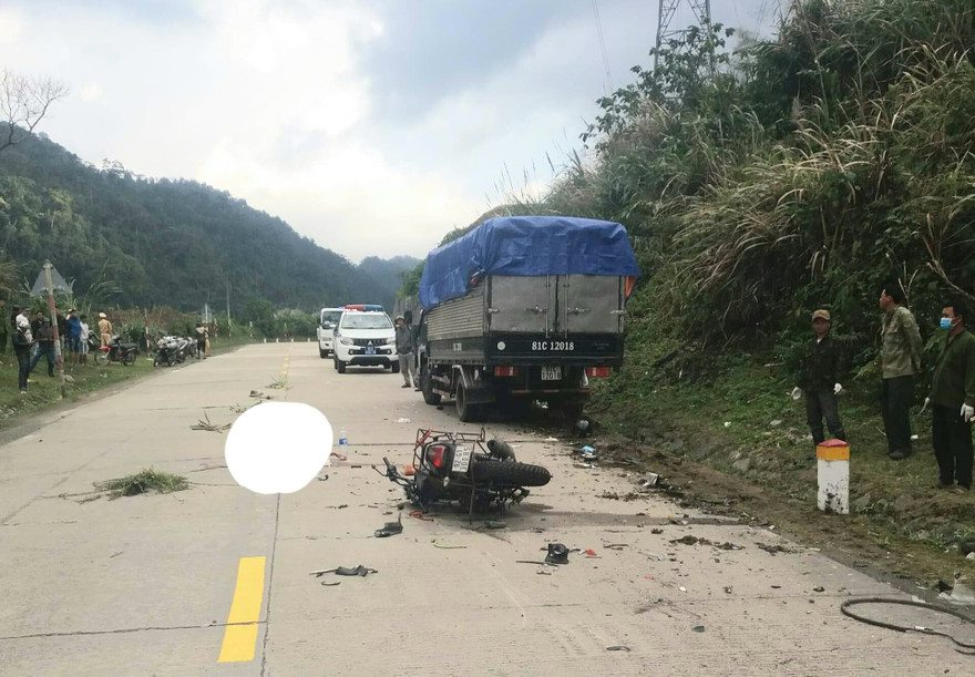 Hiện trường vụ tai nạn