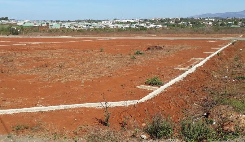 Khu đất mà bà Mai Thị Tuyết Nga phân lô bán trái quy định