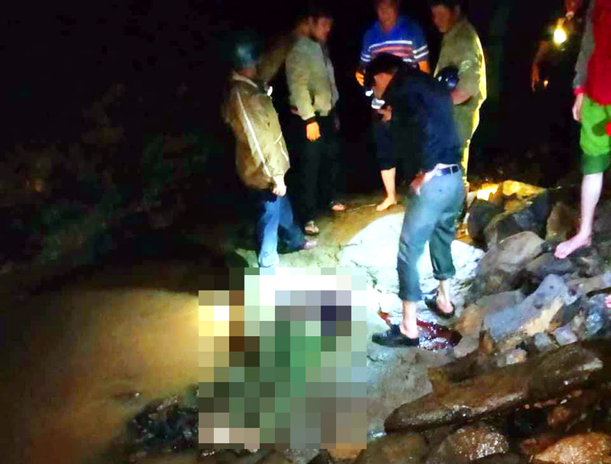 Hiện trường nơi người đàn ông tử vong