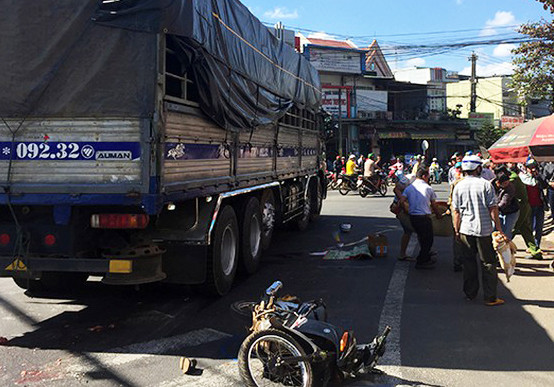 Hiện trường vụ tai nạn