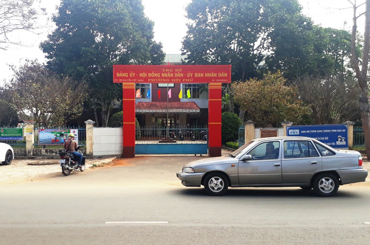 UBND phường Hội Phú nơi xảy ra vụ trộm táo tợn