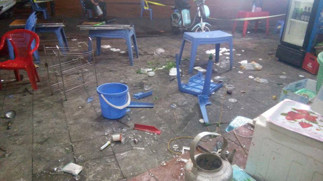 Hiện trường nơi xảy ra vụ án mạng