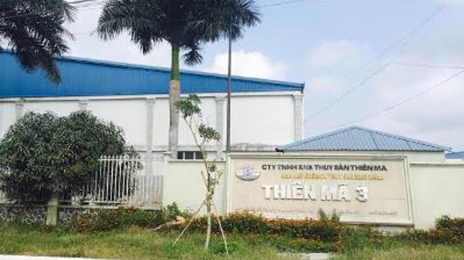 Công Ty của "đại gia" Tòng Thiên Mã ở khu công nghiệp Trà Nóc - Cần Thơ.