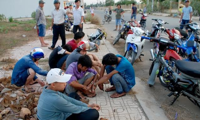 Hiện trường vụ việc.