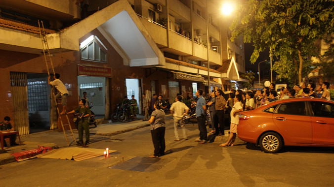 Hiện trường vụ việc.