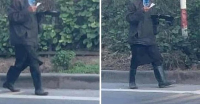 Hình ảnh T. đăng tải trên Facebook cho rằng nhóm người này đến Tiền Giang gây hoang mang dư luận. 