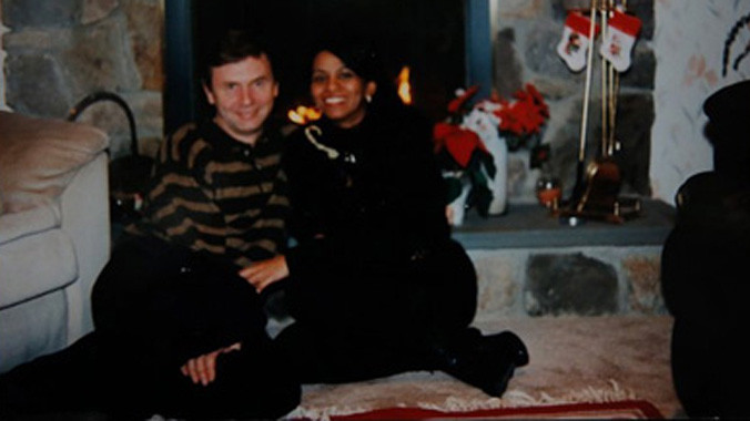 Ảnh chụp Barsky và người vợ thứ hai, Penelope.