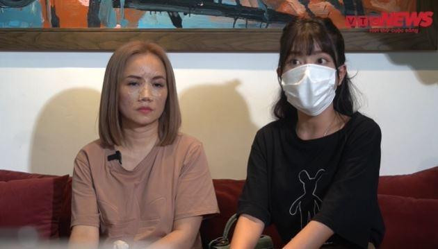 Diễn viên Hoàng Yến và con gái 