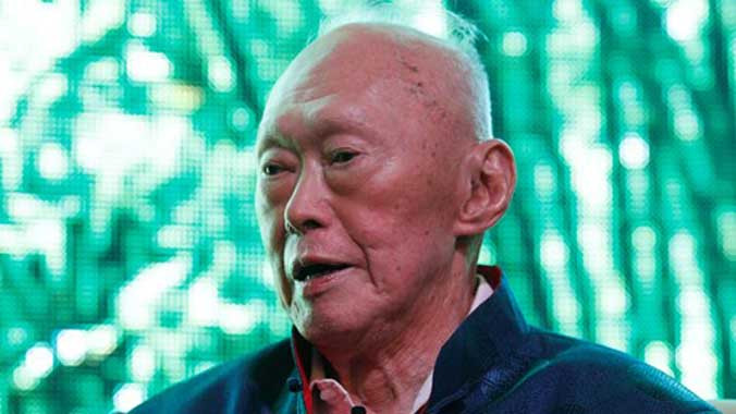 Ông Lý Quang Diệu ngày 20/3/2013.Ảnh: Reuters.