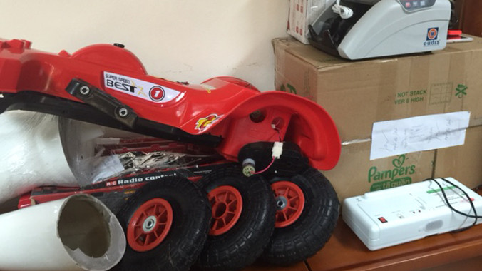 Tang vật vụ án.