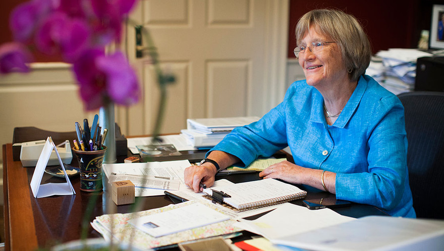 Chân dung Giáo sư Drew Gilpin Faust, Hiệu trưởng Trường Đại học Harvard (Ảnh: harvard.edu).