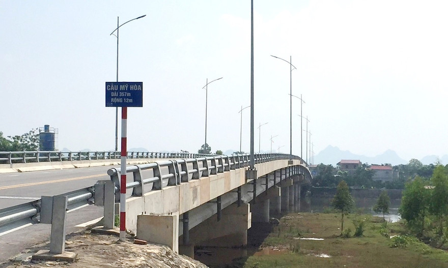 Sau cầu Mỹ Hoa, huyện Mỹ Đức sẽ có thêm cầu Lê Thanh vượt sông Đáy. 