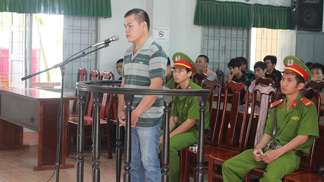 Bị cáo Thành tại phiên tòa