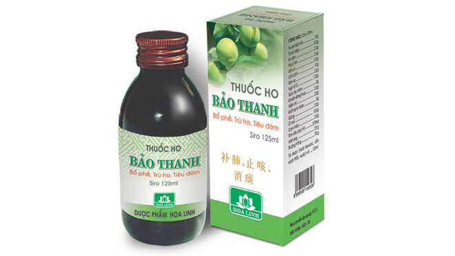 Thuốc ho Bảo Thanh - một trong những sản phẩm nhận danh hiệu Ngôi sao thuốc Việt 2014 do Cục QL Dược trao tặng