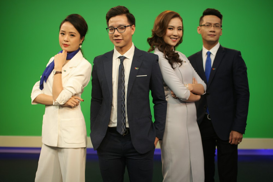 Bốn biên tập viên dẫn chuỗi chương trình mới "Hôm nay" trên VTV1
