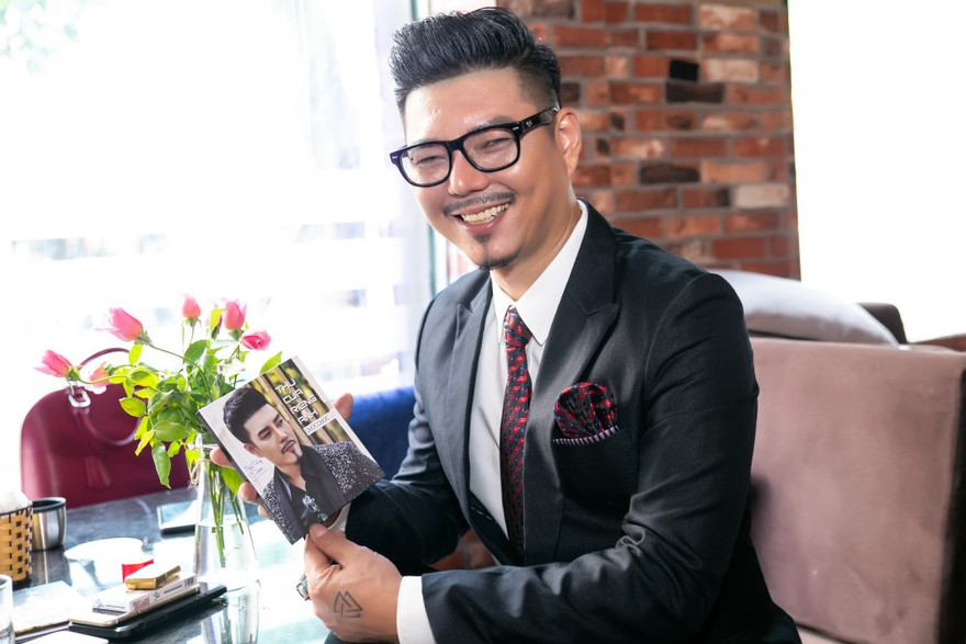 Diễn viên Quốc Quốc thu âm album nhạc tình. Ảnh:Hải Bá