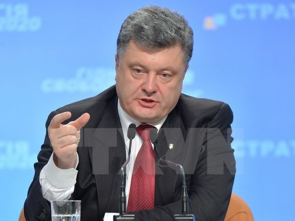Tổng thống Ukraine Petro Poroshenko. (Nguồn: AFP/TTXVN)