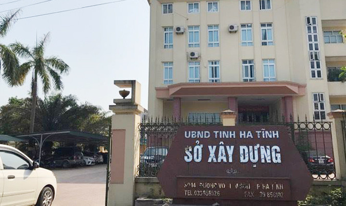 Trụ sở Sở Xây dựng Hà Tĩnh.