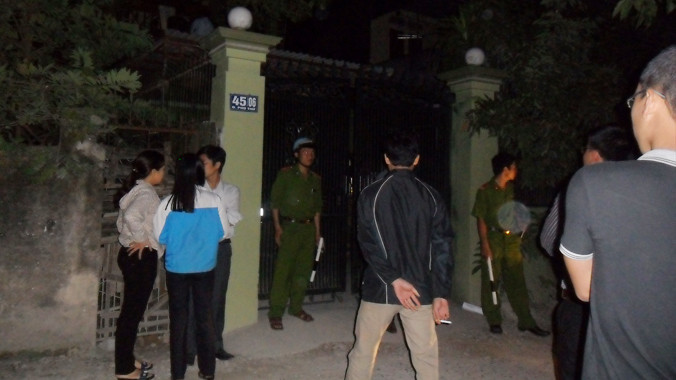 Hiện trường vụ việc. Ảnh: Phạm Nhài.