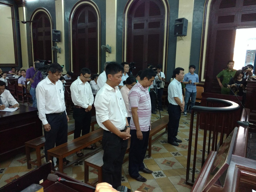 Ngày 24/9 tới các bị can này tiếp tục hầu tòa trong phiên xử dự kiến 7 ngày. Ảnh: Tân Châu