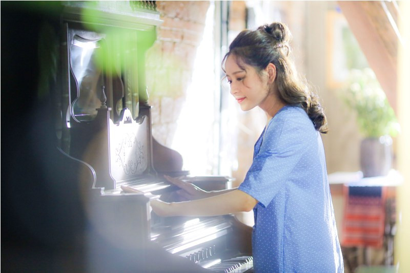 Chi Pu trong vai nhạc sĩ trong phim hợp tác với Hàn Quốc