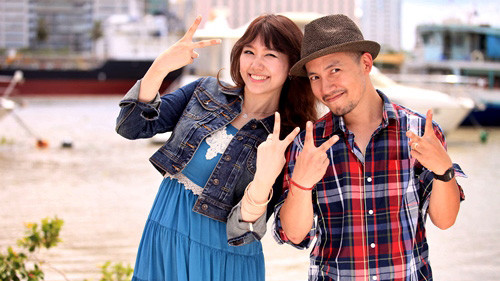 Hari Won và Tiến Đạt.Ảnh: Internet.