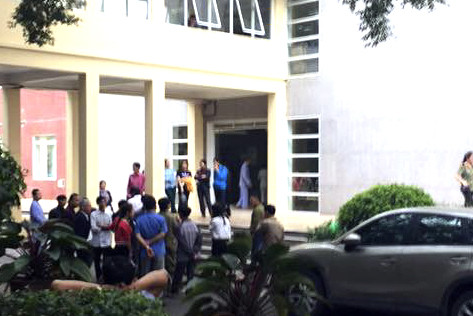 Hiện trường vụ việc.