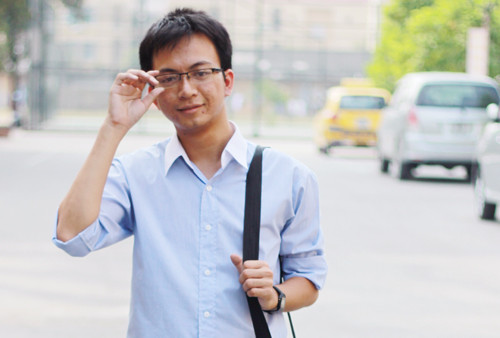 Nguyễn Thành Trung - thủ khoa 30 điểm năm 2013 của đại học Bách khoa Hà Nội. Ảnh: NVCC.