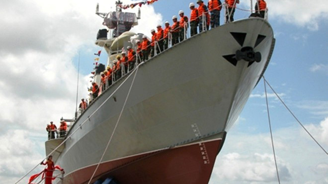 Tàu tên lửa hiện đại được đóng và hạ thủy thành công tại Tổng công ty Ba Son.