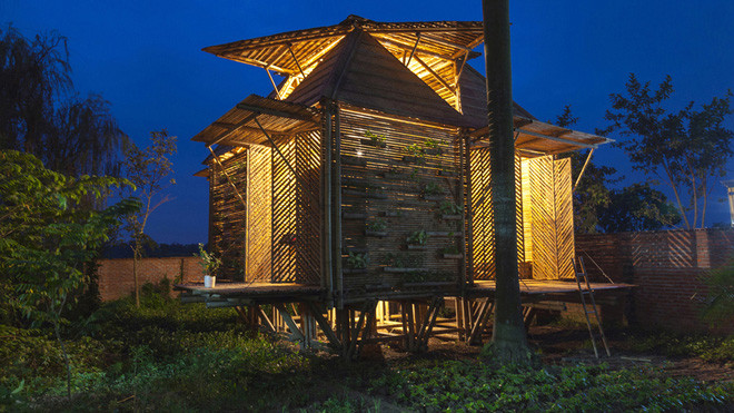 Nhà bằng tre độc đáo của Việt Nam đoạt giải quốc tế