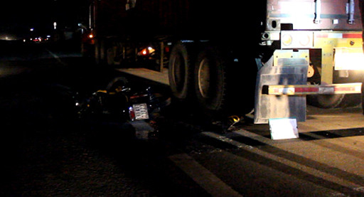 Hiện trường vụ tai nạn nghiêm trọng.